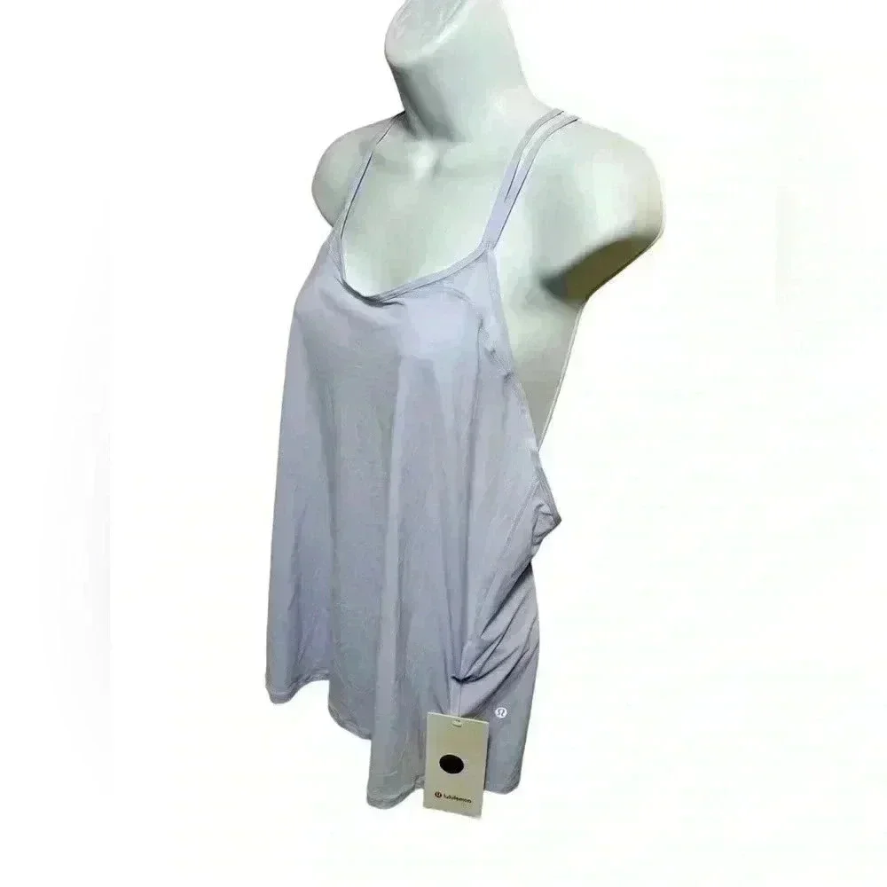 lululemon Shear Lightness Tank Serene Blue Size 10 NWT